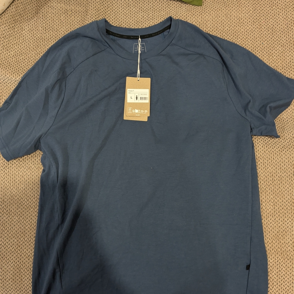 Men's On Running Focus 24 Blue T-Shirt